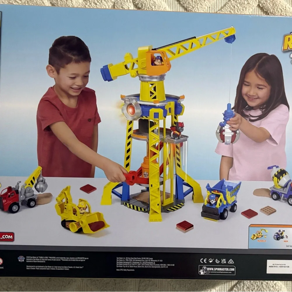 Paw Patrol Rubble and Crew! Crane construction set. New! - Picture 3 of 3